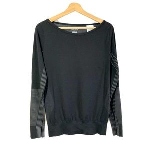 Nike Dri-Fit Pullover Top Long Sleeves Black Sz S